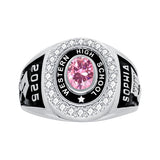 Sterling Silver Custom Engraved High School College Class Ring