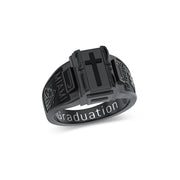 Sterling Silver 2025 Custom Patterns Graduation Ring for Men