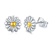 Daisy Stud Earrings 925 Sterling Silver Daisy Flower Earrings Daisy Gift for Women