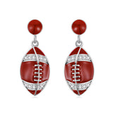 Sterling SilverHockeyBasketball Softball Football Volleyball Pickleball Soccer Baseball Tennis Stud Sport Earrings