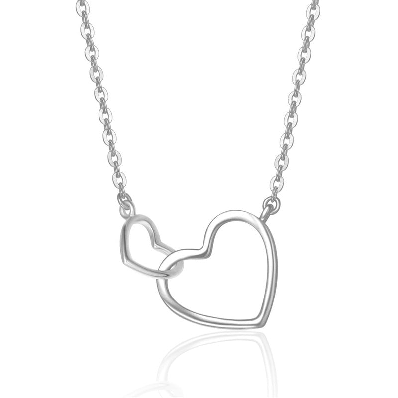 10K 14K 18K Solid Gold Heart Pendant Necklace Mothers Day Gift