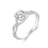 14K Gold 1.3 Carat(cttw) Moissanite Engagement Wedding Ring
