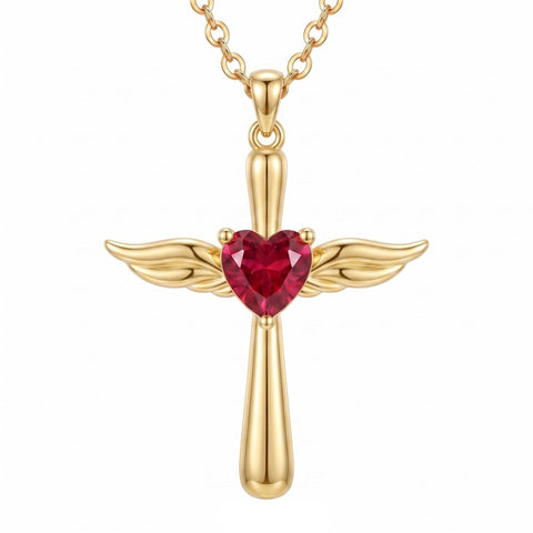 10K 14K 18K Gold Cross Pendant Necklace Religious Jewelry Gifts for Men and Women