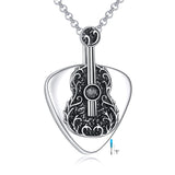 Guitar Urn Necklaces for Ashes Sterling Silver Cremation Urn Necklaces Memorial Keepsake With Filling Tool…