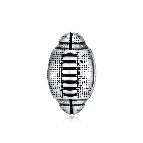 Sterling Silver Volleyball Baseball Basketball Football Soccer Sport Charm Beads