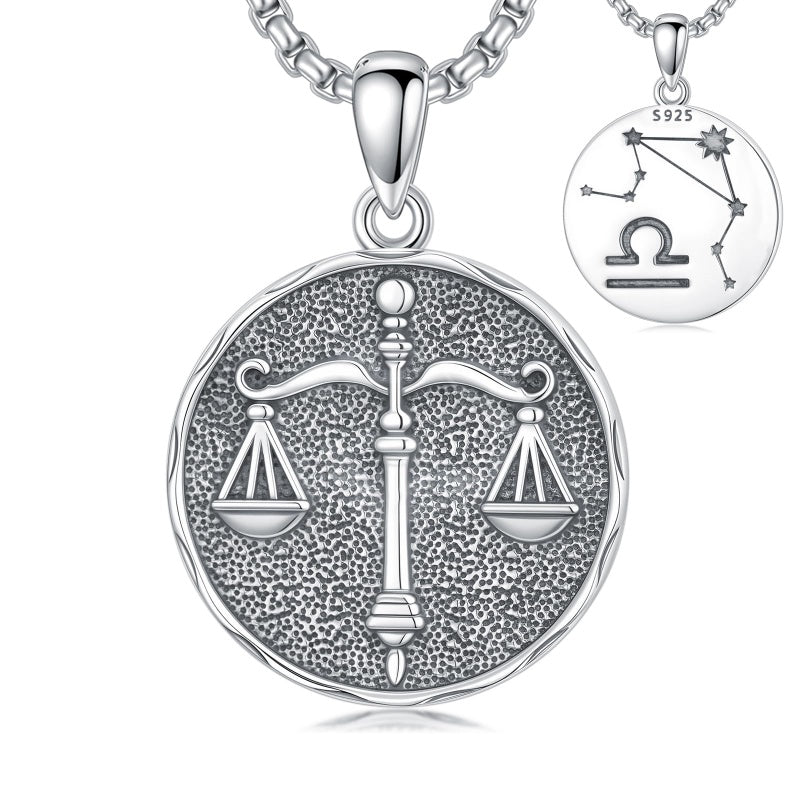 Sterling Silver Constellation Celestial Pendant Necklace Astrology Jewelry Birthday Gifts Christmas