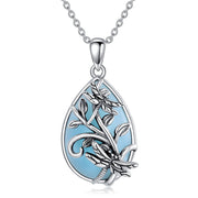 Sterling Silver Dragonfly Pendant Necklace