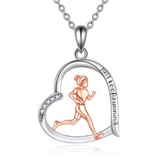 Sports Lovers Gifts for Women Girls Sterling SilverPendant Inspirational Jewelry for Sports Lovers