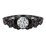 Sterling Silver 10K 14K 18K Gold Custom Engraved Moissanite Engagement Wedding Ring
