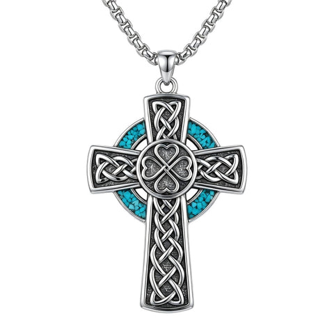 Sterling Silver Cross Pendant Necklace Christian Religious Jewelry Gifts for Anniversary