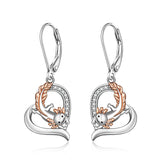 Axolotl Earrings for Women Sterling Silver Leverback Cute Animal Earrings  Lover Mothers Day Christmas Gifts