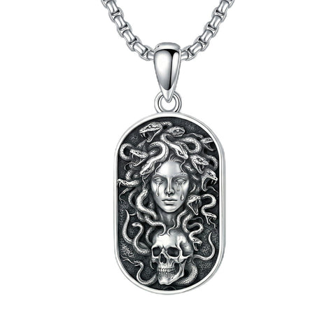 Sterling Silver Memento Mori Tree of Life Anubis Pendant Viking Amulet   Protection Pendant Necklace Egyptian Jewelry Christmas Birthday Gifts