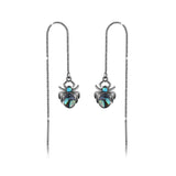 Spider Threader Earrings 925 Sterling Silver Spider Threader Earrings Vintage Jewelry Gift