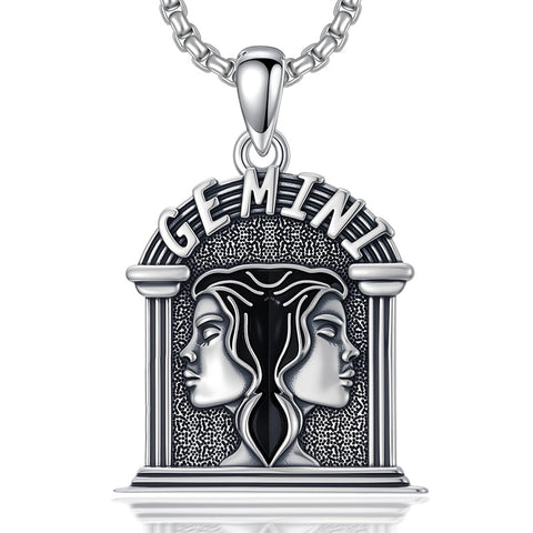 Sterling Silver Constellation Celestial Pendant Necklace