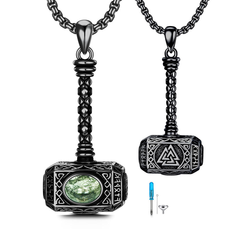DD: ピューターUrnesスタイルThorsハンマーペンダント Pewter Urnes Style Thors Hammer Pendant