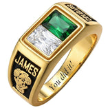 Sterling Silver 10K 14K 18K Gold Personalized   Class Ring for Men 2026 Graduation Jewelry