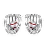 Sterling SilverHockeyBasketball Softball Football Volleyball Pickleball Soccer Baseball Tennis Stud Sport Earrings