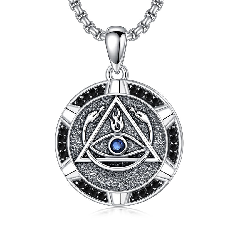 Aa Chain Sterling Silver AA Sobriety Alcoholics Anonymous Pendant Necklace for ...