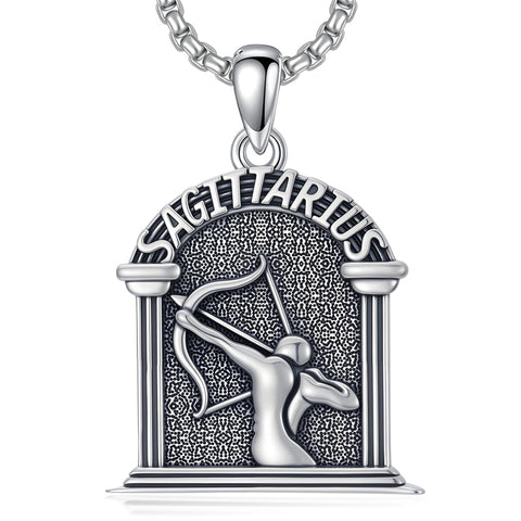 Sterling Silver Constellation Celestial Pendant Necklace