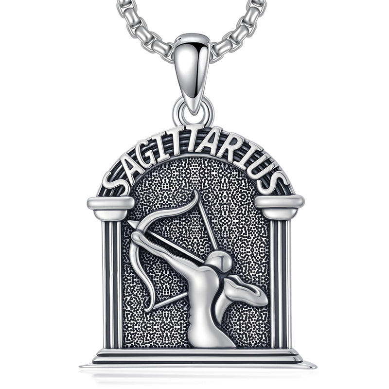 Sterling Silver Constellation Celestial Pendant Necklace