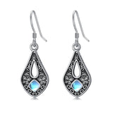 Sterling Silver Moonstone Filigree Bee Dragonfly Hummingbird Butterfly Dangle Earrings for Women Christmas Gift