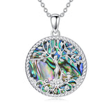 Sterling Silver Tree of Life Necklace Mother Daughter Mother Son Pendant Necklace Gift for Mother's Day Christmas