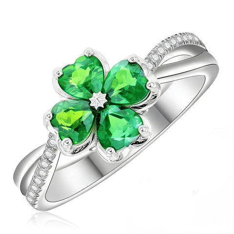 Sterling Silver 2-5 Birthstones Family Ring Gifts for Mother's Day