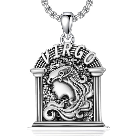 Sterling Silver Constellation Celestial Pendant Necklace