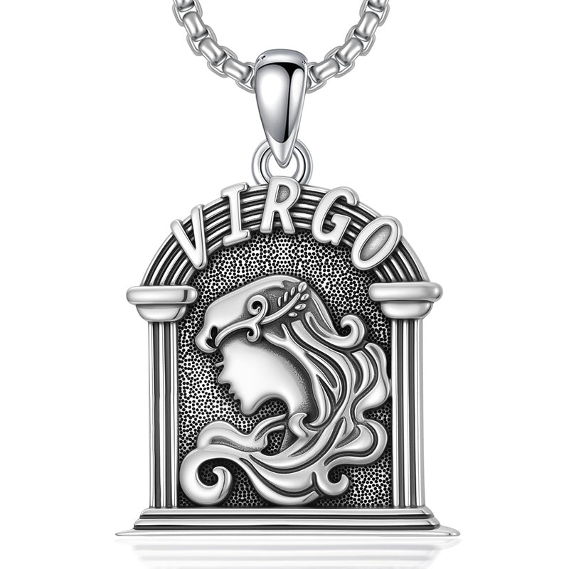 Sterling Silver Constellation Celestial Pendant Necklace