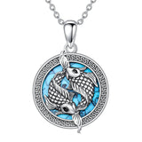 Sterling Silver Bald Eagle Dove Koi Fish Horse Pendant Necklace