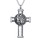 Sterling Silver Baseball Basketball Football Urn Necklace for Ashes