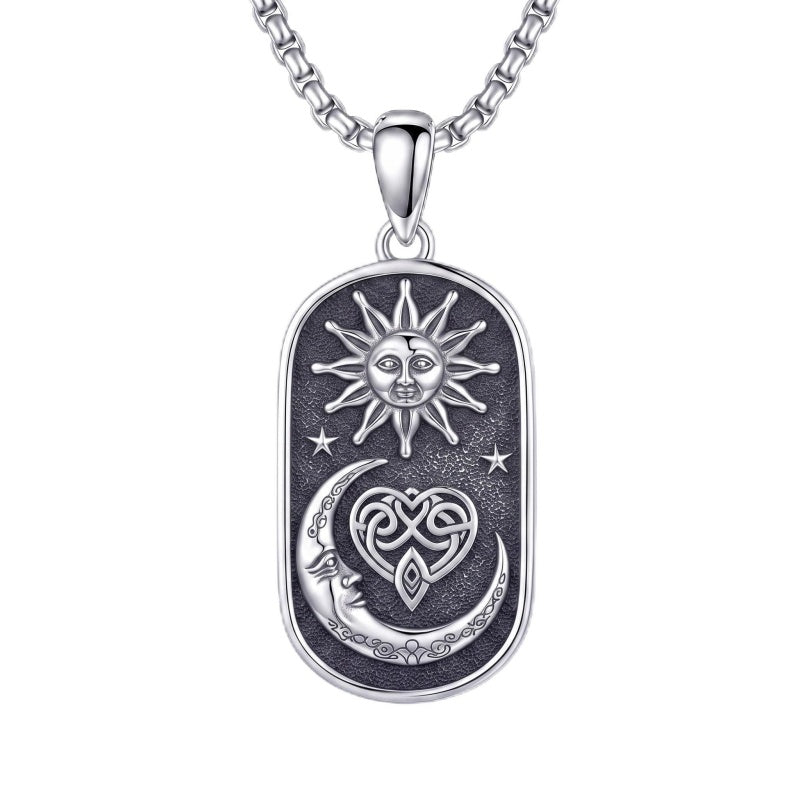 Sterling Silver Memento Mori Tree of Life Anubis Pendant Viking Amulet   Protection Pendant Necklace Halloween Gift