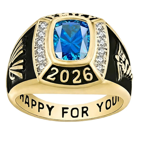 Copper Sterling Silver Customizable Class Rings for Men Gift Class Of 2026