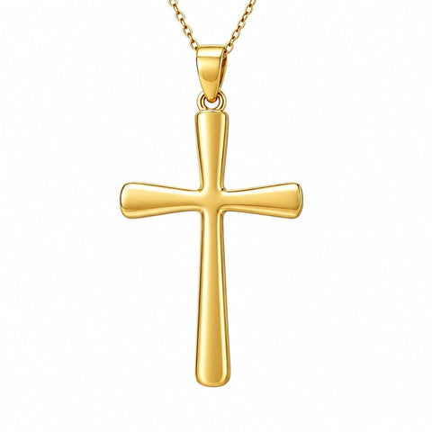 14K Gold Plated  Cross Necklace for Women Christian Jewelry  Birthday Christmas Gift