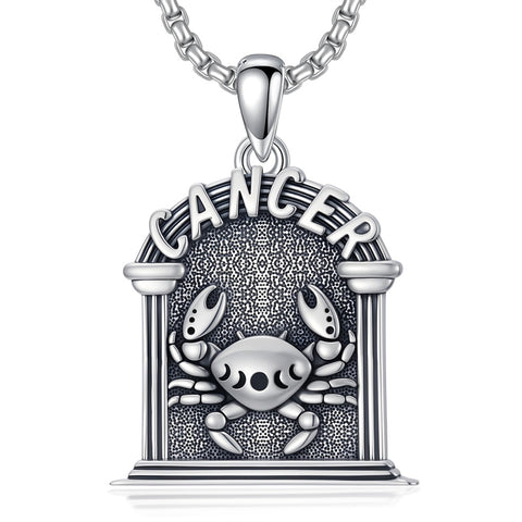 Sterling Silver Constellation Celestial Pendant Necklace