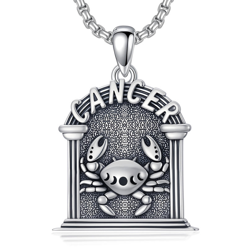 Sterling Silver Constellation Celestial Pendant Necklace