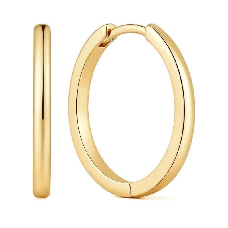 14K Gold Plated Hoop Earring for Women