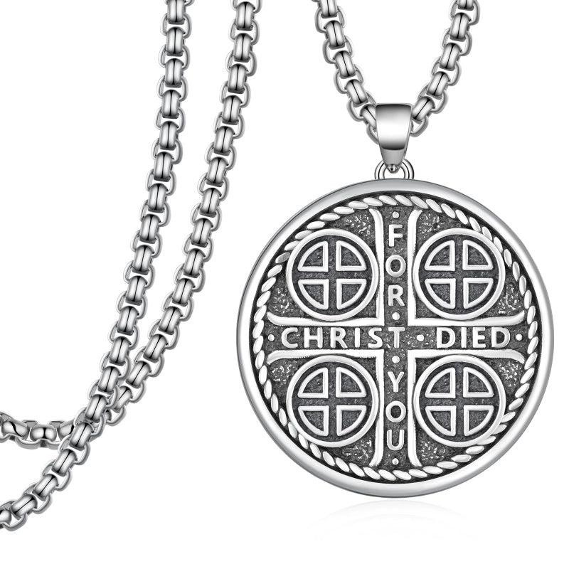 14K Gold Plated  Cross Necklace Religious Amulets Jewelry Gifts