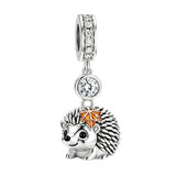 Sterling Silver Lion Red Panda Fox Bear Capybara Charm Beads Christmas Birthday Gift