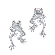 Frog Earrings Sterling Silver Stud Earrings Cute Earrings for Teen Girls Earrings Jewelry Gift for Women