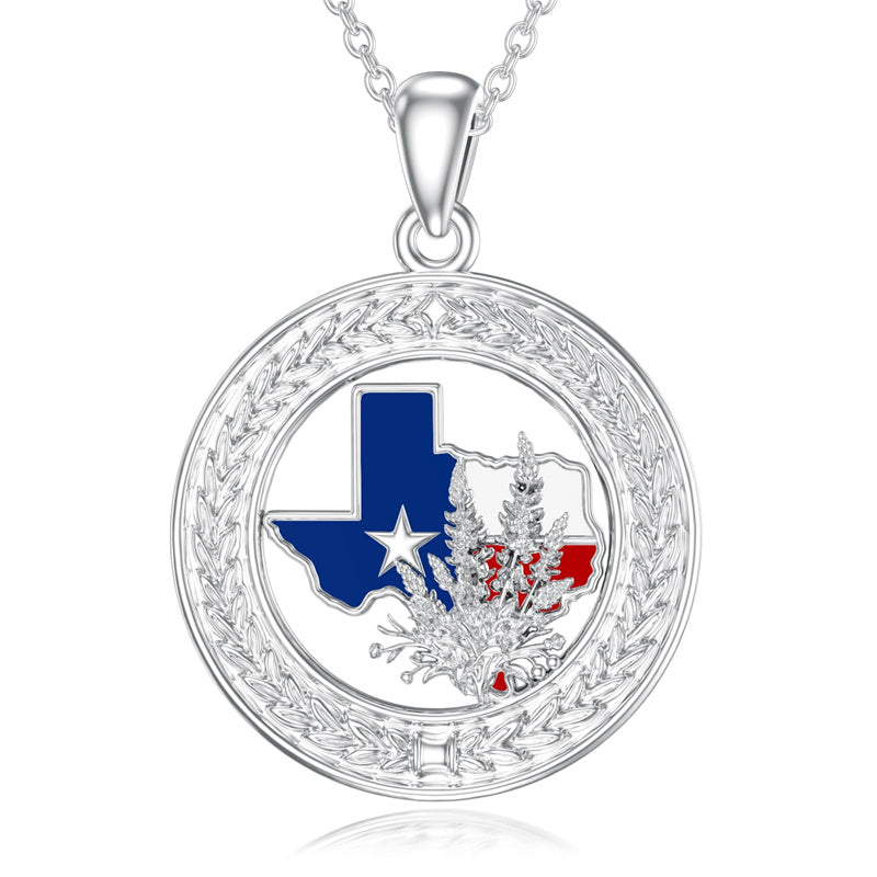 Sterling Silver Jamaica America Texas Africa Map Pendant Necklace Country Map Chain Jewelry Gifts