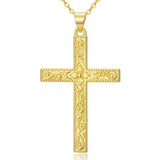 14K Gold Plated Cross Infinity  Pendant Necklace  for Women