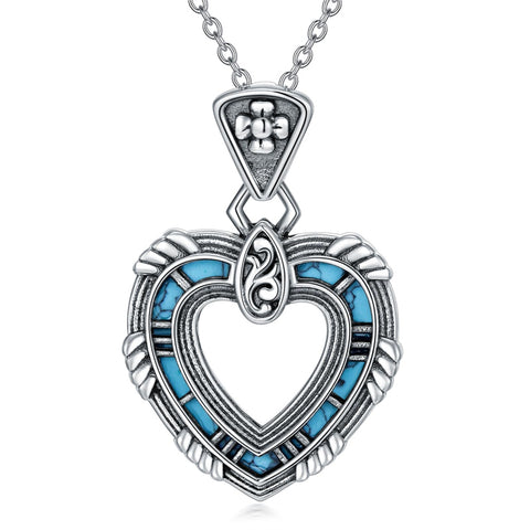 Sterling Silver Cowboy Boot Cowgirl Pendant Necklace