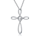 Sterling Silver Lion Semicolon Rose Sunflower Cross Pendant Religious Necklace