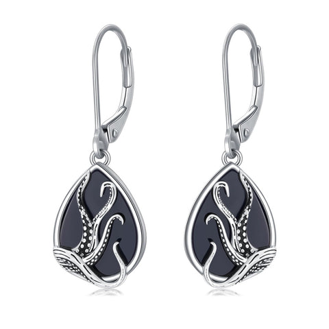 Sterling Silver Bee Butterfly Chicken Chihuahua  Dinosaur Frog Octopus Paw Print Platypus Dangle Earrings