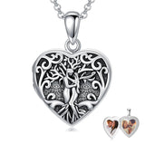 Sterling Silver Personalized Father and Daughter Mother and Daughter  Skull Photo Locket Necklace