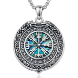 Sterling Silver Peace Sign Coexist Peace Symbol Pirate Tree of Life Thor's Hammer Wolf Raven Viking Series Necklace