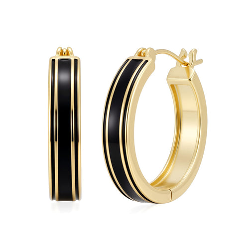 14K Gold Plated  Hoop Earrings for Her