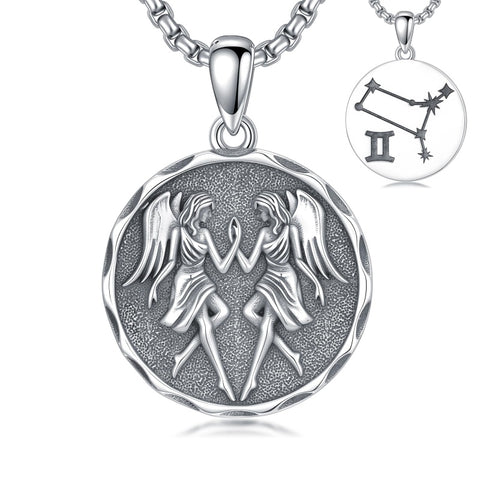 Sterling Silver Constellation Celestial Pendant Necklace Astrology Jewelry Birthday Gifts Christmas