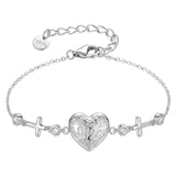 Sterling Silver Dragonfly Butterfly Cardinal Hummingbird Jesus Fish Lotus Daisy Sunflower Rose Faith Cross Bracelet